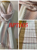 ผ้าพันคอ-ผ้าคลุมไหล่ ฝ้ายแท้ หมักโคลนออร์แกนิค ทอมือ