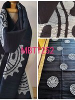 ผ้าพันคอ-ผ้าคลุมไหล่ไหมแท้ทอมือ ลายบาติก