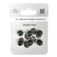 จุกหูฟัง SoundMAGIC รุ่น Silicone Eartips Bullet Shape ขนาดกลาง