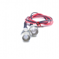 LED 5MM พร้อม Cover Stainless สีเขียว