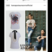 เสื้อยืดเว้าหลัง สีขาว