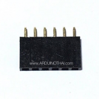 Female socket 2.54MM pitch single row (1x6)