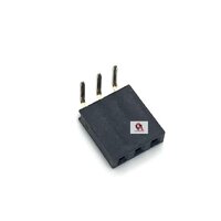 Female socket 2.54MM single row 3P ขางอ