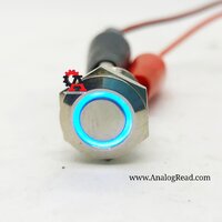 12-24V กดติด-ปล่อยดับ สี น้ำเงิน