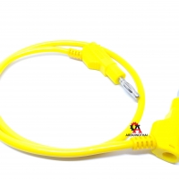 Banana to Banana ขนาด 4mm สีเหลือง (เลือกวิธีจัดส่งแบบพิเศษ)