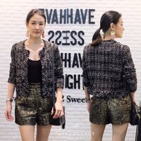 เสื้อทวีต สีดำ