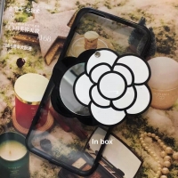 เคสมือถือ Chanel ติดดอกCamellie สำหรับ i6 สีขาว