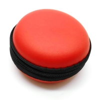 X-Tips Round เคสหูฟังทรงกลม สีแดง