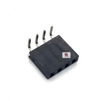 Female socket 2.54MM single row 4P ขางอ