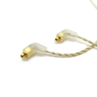 X-Tips silver fox สาย mmcx ขั้ว shure 0.75mm หัวแจ็คแบบงอ