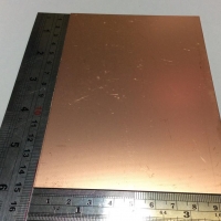 แผ่นทองแดงสำหรับกัดลายวงจร 2 ด้าน 10x15CM