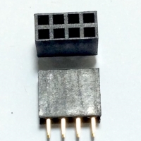 Female socket 2.54MM pitch double row (2x4P)