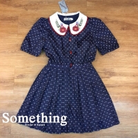 เดรสWila สีกรมท่า Size:M