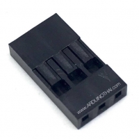Female Connector 2.54mm (0.1") 3pins (จำนวน 10ชิ้น)