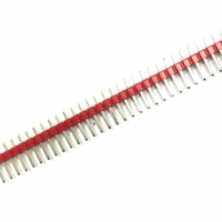 Pin Header Dip Straight Single Row 1X40PIN (Red)