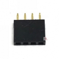 Female socket 2.54MM pitch single row (1x4)