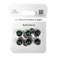 จุกหูฟัง SoundMAGIC รุ่น Silicone Eartips Bullet Shape ขนาดใหญ่