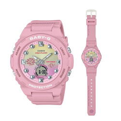 CASIO นาฬิกาข้อมือผู้หญิง BABY-G รุ่น BGA-320AQ-4ADR LIMITED วัสดุเรซิ่น สีชมพู