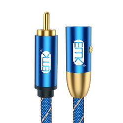 ERTK TO MALE XLR สายสัญญาณเสียง RCA ถึง XLR ตัวผู้ คุณภาพเสียงระดับเทพ ประกันศูนย์ไทย