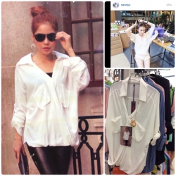 เสื้อเชิ้ตคอวี สไตล์Zara เสื้อเชิ้ตคอวีทรงOver size มีกระเป๋าหน้า ผ้านุ่มเนื้อดีใส่สบายค่ะ