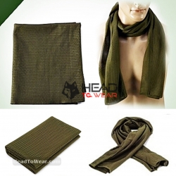 ผ้าพันคอทหาร Military Scarf : Army Green รหัส SC006