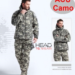 เสื้อแจ็คเก็ต Tactical กันน้ำ : ลายพราง Digital (ACU) รหัส JT005