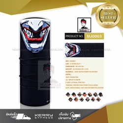 ผ้าบัฟ ผ้าโพกหัว ผ้าคาดผม HeadToWear ลายโจ๊กเกอร์ Joker รหัส MJ0003