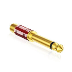 ERTK VelvetAdapter หัวแปลง 6.35mm Male to RCA Lotus Female สำหรับเครื่องเสียง ประกันศูนย์ไทย