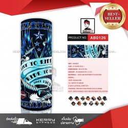 ผ้าบัฟ ผ้าโพกหัว ผ้าคาดผม HeadToWear รหัส AB0126