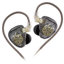 KZ Merga หูฟัง IEMs 2 ไดรเวอร์ Dynamic เบสทรงพลัง เส้นโค้งเสียงที่ดีเยี่ยม ประกันศูนย์ไทย
