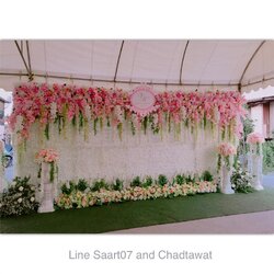 ฉากถ่ายรูปงานแต่ง ไฮเดรนเยียขาว