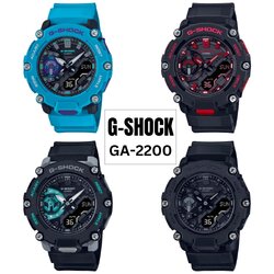 Casio นาฬิกาข้อมือ G-Shock Carbon Core Guard GA-2200 GA-2200M GA-2200BB Series รุ่น GA-2200M-1A GA-2200M-4A GA-2200BB-1A