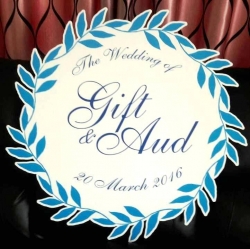 ป้ายชื่อบ่าวสาว