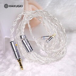 Hakugei Silver Cat สายอัพเกรดหูฟังทองแดงคริสตัลเดี่ยวชุบเงิน ระดับเทพ ทำด้วยมือทุกขั้นตอน [Drizzy Exclusive]