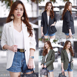 เสื้อคลุมสไตล์สูท เสื้อสูทแฟชั่น