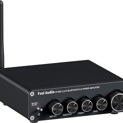 Fosi Audio BT30D Bluetooth Amplifier 2.1 Channel ชิป TPA3116D2 x2 ปรับ Bass Treble Sub Freq Volได้ ประกันศูนย์ไทย