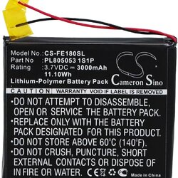 ขายแบตเตอรี่อะไหล่ สำหรับเปลี่ยน ขนาดเท่าของเดิม FiiO E18 (ปลั๊กเสียบไม่ตรงรุ่นต้องทำการเปลี่ยนปลั๊กก่อนใช้งาน )