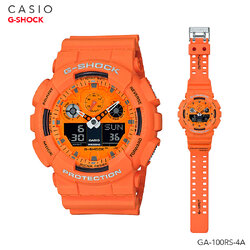 นาฬิกาข้อมือ ผู้ชาย G-shock Analog-Digital GA-100RS รุ่น GA-100 GA-100RS-4