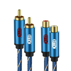 ERTK RCA Extension สายเพิ่มความยาวสำหรับสาย RCA ให้เสียงต้นฉบับที่ชัดเจน ประกันศูนย์ไทย