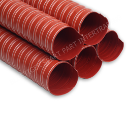 ท่อไฟเบอร์เคลือบซิลิโคนสีส้ม ชนิดหนา1.0 mm.