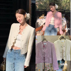 เสื้อทวีต เสื้อคลุมสวยๆสไตล์คุณหนูเกาหลี🇰🇷