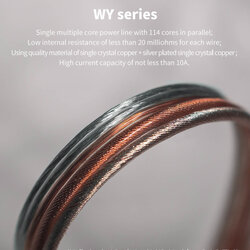 luxury & precision WY1 สาย Y สำหรับ DAP ต่อกับหางหนู โดยใช้แหล่งจ่ายไฟแยก แก้ไขการกินแบต เสียงดีขึ้น