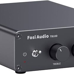 Fosi Audio TB10D Power Amplifier ClassD 2 Channel ชิป TI TPA3255 ปรับ Bass Treble ได้ ประกันศูนย์ไทย
