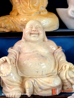 พระสังขจายขนาดสูง 40 เซนติเมตรหินอ่อนเหลือง