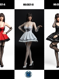 SUPER DUCK C021 Sexy dress suit set