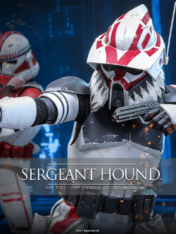 Hot Toys TMS167 Star Wars: The Clone Wars - Sergeant Hound