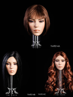 YMTOYS YMT014 1/6 Mixed-race Female Headsculpt