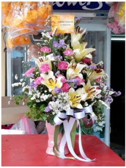 แจกันดอกไม้สด