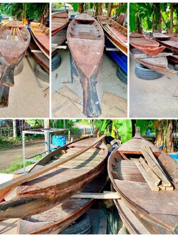 เรือขุดไม้ตะเคียน เรือไม้ตะเคียน ยาว9ศอก