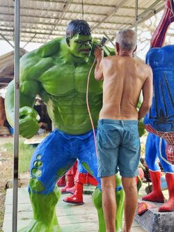 เดอะฮัค ยักษ์เขียว สูง230ซม สภาพใหม่